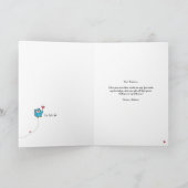 Kawaii Uil Valentijnkaart Kaart (Binnen)