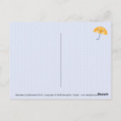Kawaii Umbrellas Briefkaart (Achterkant)