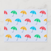 Kawaii Umbrellas Briefkaart (Voorkant)