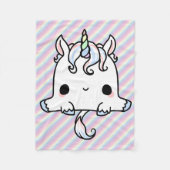Kawaii Unicorn Blanket Fleece Deken (Voorkant)