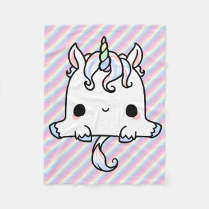 Kawaii Unicorn Blanket Fleece Deken