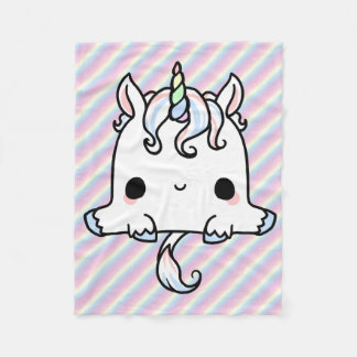 Kawaii Unicorn Blanket Fleece Deken