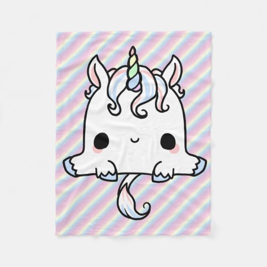 Kawaii Unicorn Blanket Fleece Deken (Voorkant)