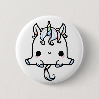 Kawaii Unicorn (je verandert de achtergrond!) Ronde Button 5,7 Cm