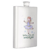 Kawaii Unicorn | Lopen tijdens de winter Flacon (Rechts)