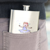 Kawaii Unicorn | Lopen tijdens de winter Flacon (Voorbeeld)