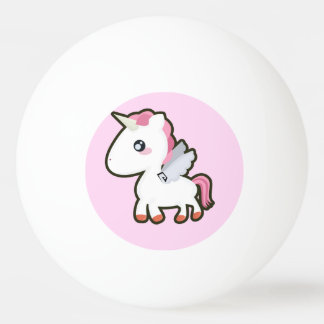 Kawaii Unicorn Pingpongbal
