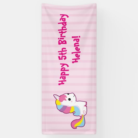 Kawaii Unicorn Spandoek (Verticaal)