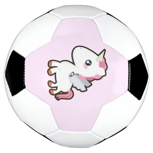 Kawaii Unicorn Voetbal (Gedraaid)