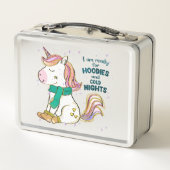 Kawaii Unicorn | Winter en Hoodies (Achterkant)