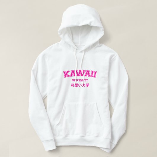 KAWAII UNIVERSITY HOODIE (Design voorkant)