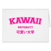 KAWAII UNIVERSITY KAART (Voorkant Horizontaal)