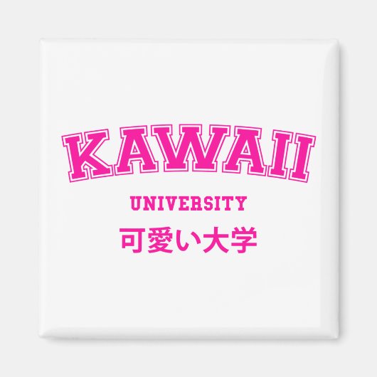 KAWAII UNIVERSITY MAGNEET (Voorkant)