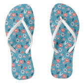Kawaii Usagi Floral Pattern Teenslippers (Voetbed)