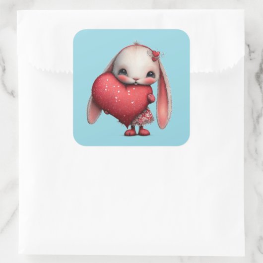 Kawaii Valentine Character 3 Inch Sticker – Cute L (Tas)