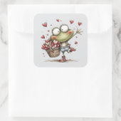 Kawaii Valentine Character 3 Inch Sticker – Cute L (Tas)