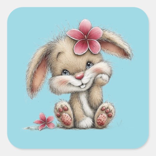 Kawaii Valentine Character 3 Inch Sticker – Cute L (Voorkant)