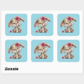 Kawaii Valentine Character 3 Inch Sticker – Cute L (Vel)