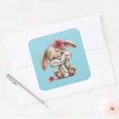 Kawaii Valentine Character 3 Inch Sticker – Cute L (Envelop)