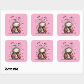 Kawaii Valentine Character 3 Inch Sticker – Cute L (Vel)