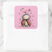 Kawaii Valentine Character 3 Inch Sticker – Cute L (Tas)