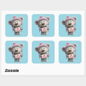 Kawaii Valentine Character 3 Inch Sticker – Cute L (Vel)