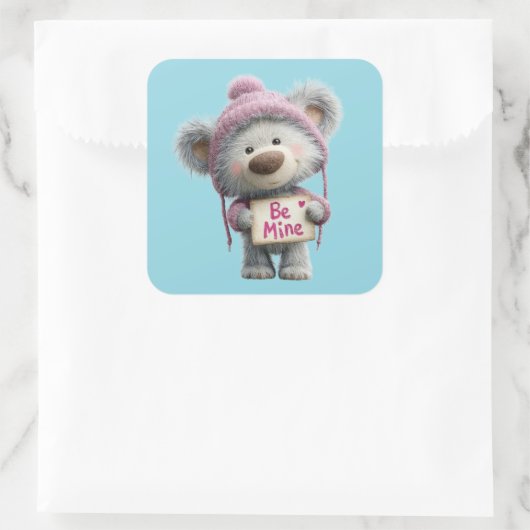 Kawaii Valentine Character 3 Inch Sticker – Cute L (Tas)