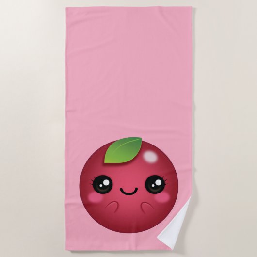 Kawaii Veenbes Strandlaken (Voorkant)