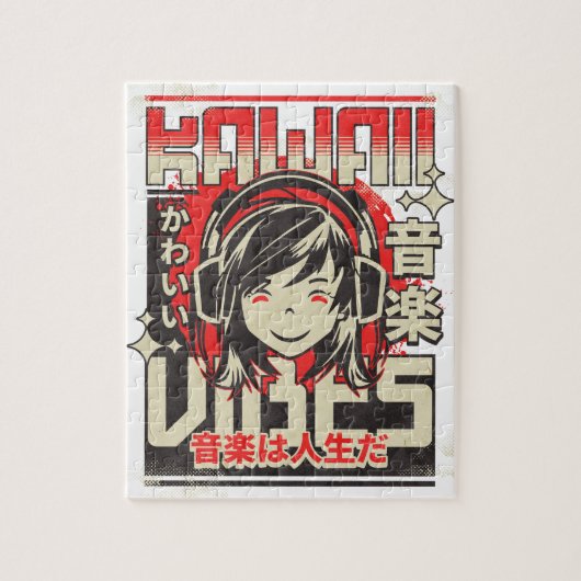 Kawaii Vibes Legpuzzel (Verticaal)