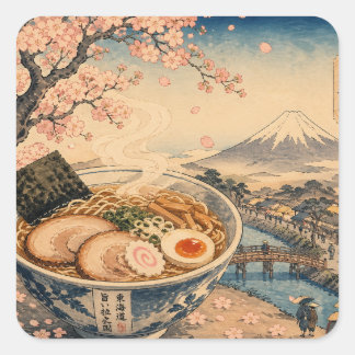 kawaii vierkante sticker