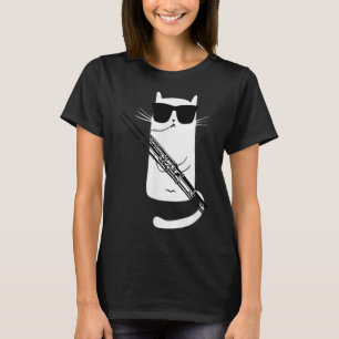 Kawaii Vintage Stijl Japanse Ramen Kat T-shirt