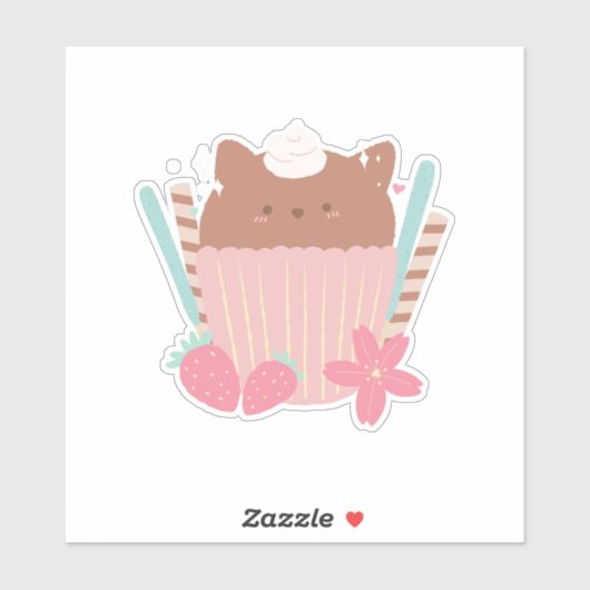 Kawaii Vinyl Sticker (Vel)