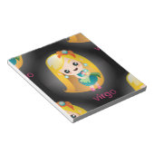 kawaii virgo notitieblok (Schuin)