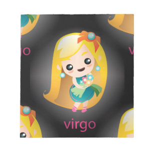 kawaii virgo notitieblok
