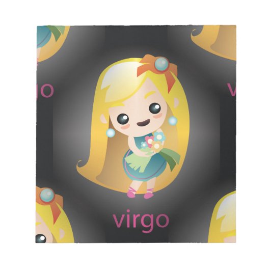 kawaii virgo notitieblok (Voorkant)