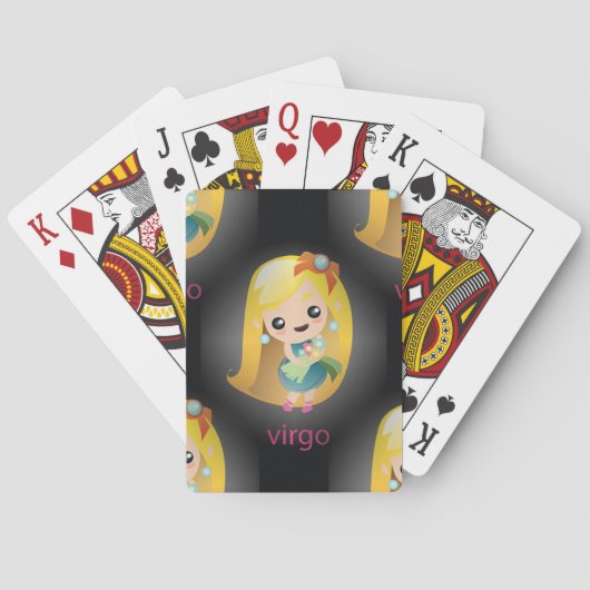 kawaii virgo speelkaarten (Achterkant)