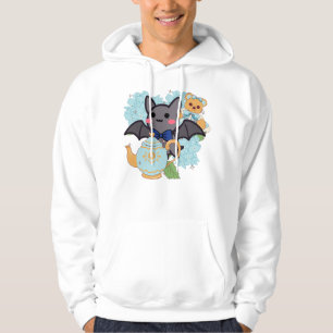 Kawaii Vleermuis, Antieke Theepot en Teddbeer Hoodie