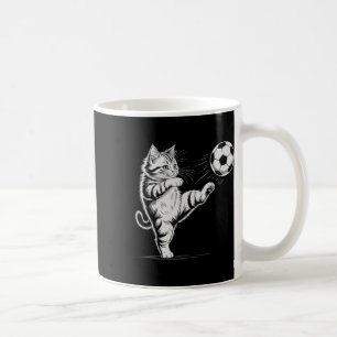 Kawaii Voetbal Kat Ster Speler Schoenen Score Meis Koffiemok