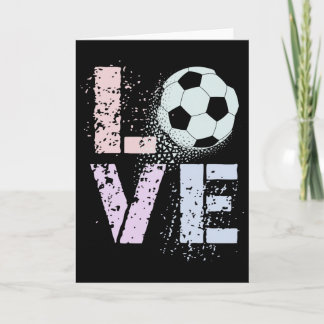 Kawaii Voetbal Liefde Valentijnsdag Coaching Moede Kaart