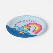 Kawaii Volcano Papieren Bordje (Gekanteld)