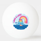 Kawaii Volcano Pingpongbal (Achterkant)