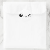 KAWAII VRIEND SCHATTIGE WINKY RONDE STICKER (Tas)