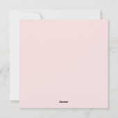 Kawaii-vriendenkaart Feestdagenkaart (Achterkant)