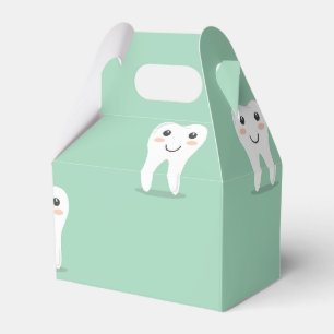 Kawaii vrolijke tand bedankdoosjes