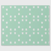 Kawaii vrolijke tand cadeaupapier (Vlak)