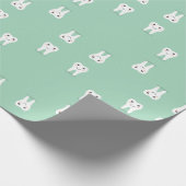 Kawaii vrolijke tand cadeaupapier (Hoek)