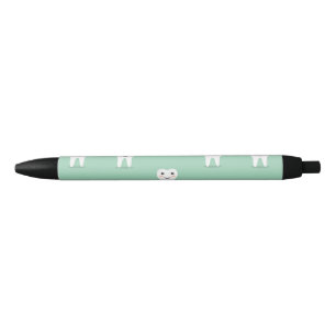 Kawaii vrolijke tand zwarte inkt pen