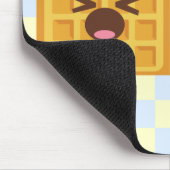 Kawaii Wafels Goedemorgen ontbijt! Muismat (Hoek)