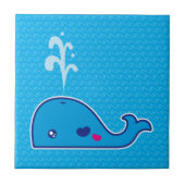 Kawaii walvis tegeltje (Voorkant)