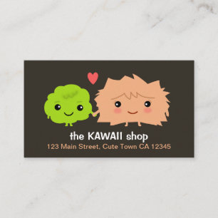 Kawaii Wasabi en Gember houden van elkaar Visitekaartje